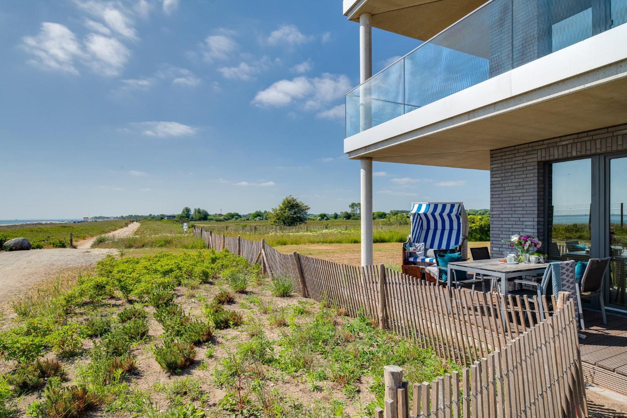 Beachterracefour- Eg, Meerblick, Terrasse, Kamin, Sauna 올페니츠 외부 사진